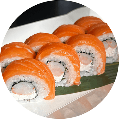 Креветки в лососі